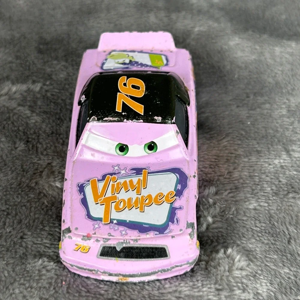Disney Pixar Cars Crusty Rotor 76 Vinyl Toupee Diecast Toy Car Lilac Purple